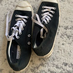 Used Black & White Jack Purcells